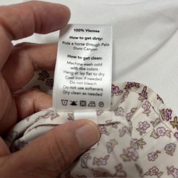 Tecovas western yoked button front dress in XS - Picture 7 of 9